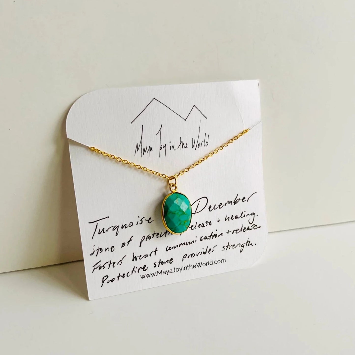 December Birthstone Necklace