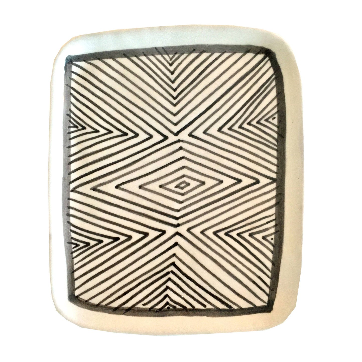 Porcelain Diamond Appetizer Tray