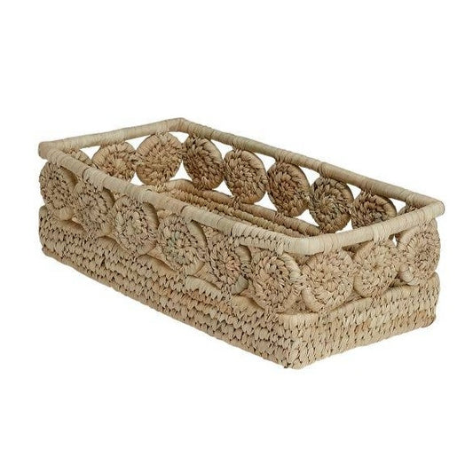 Palm Medallion Bread Basket