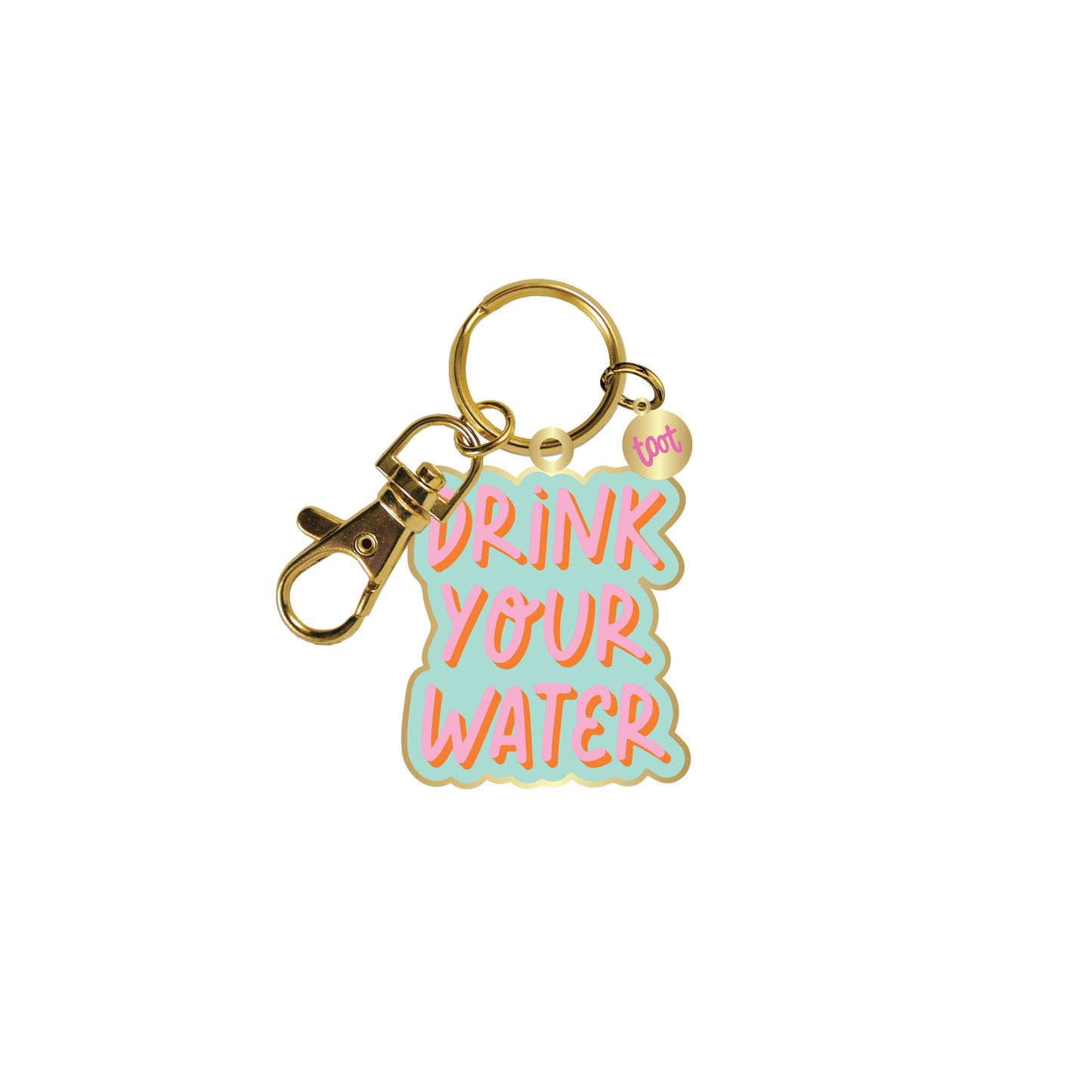 Drink Water Keychain