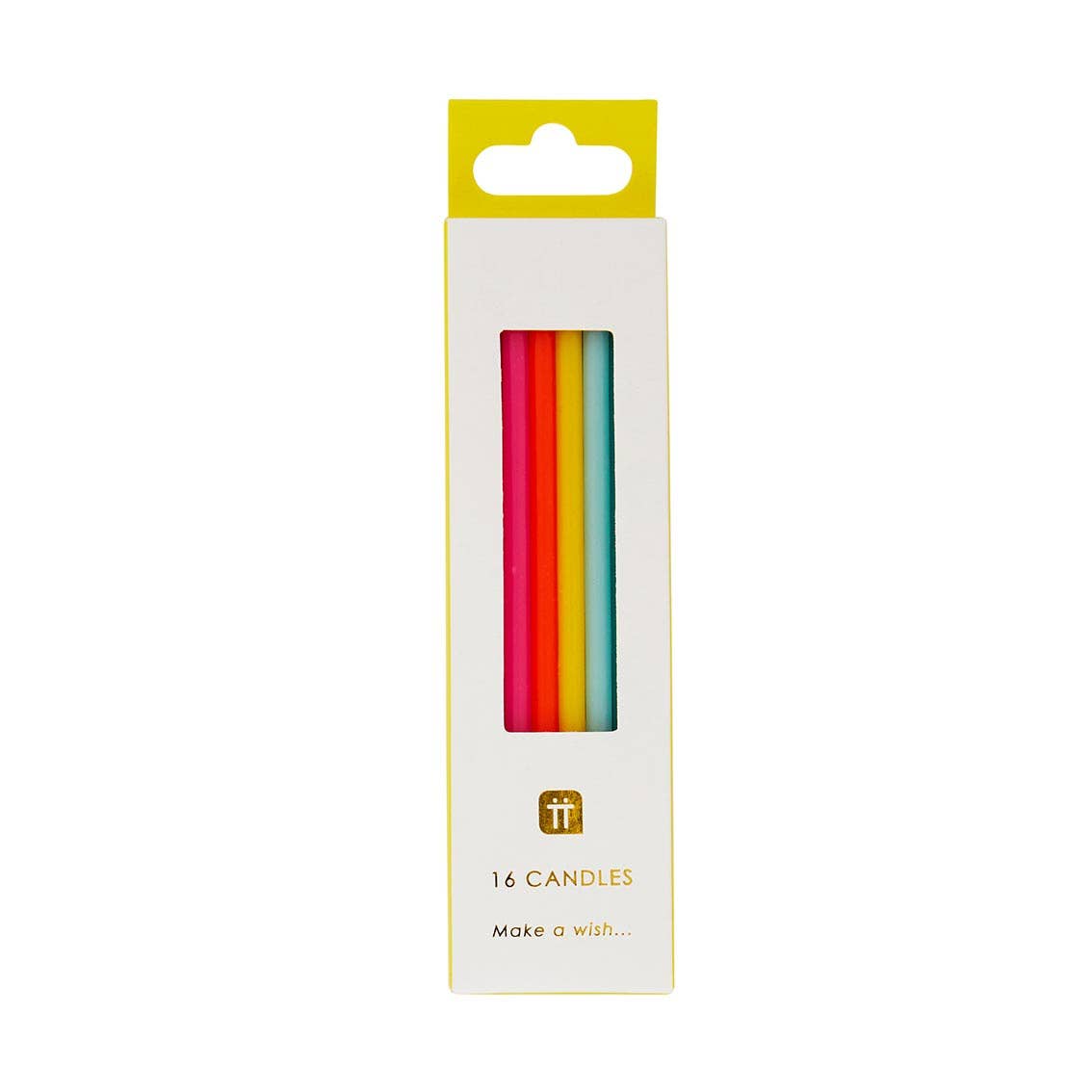 Tall Rainbow Birthday Candles