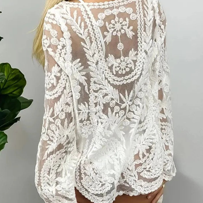 Long Sleeve Cover Up Cardigan