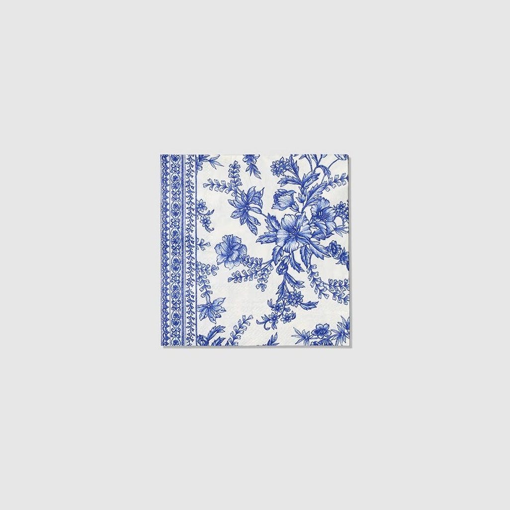 Toile-Design Cocktail Napkins