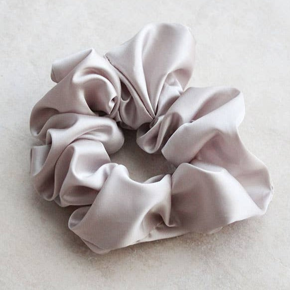 Champagne Silk Scrunchie