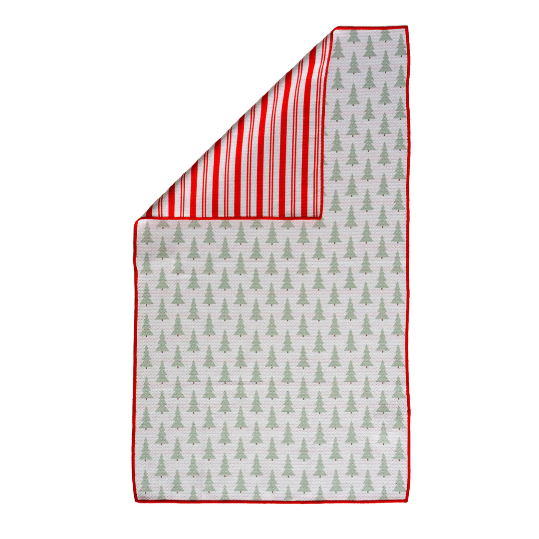 Candy Cane Tea Towel