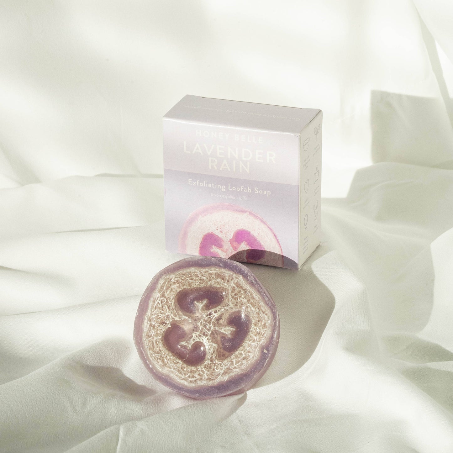 Lavender Rain Loofah Soap