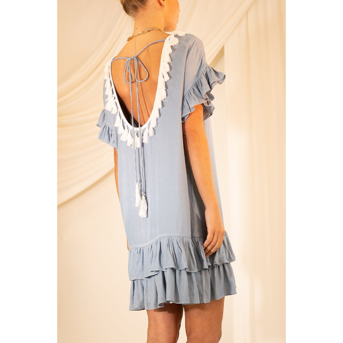 Back Tassel Dress
