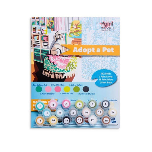 Adopt a Poodle Paint by Number Kit