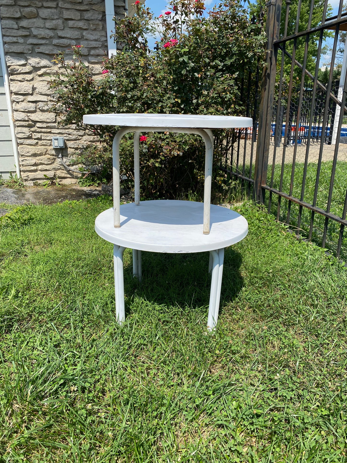 White Round Table