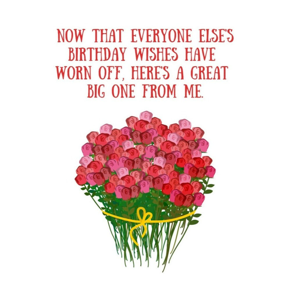 Belated Birthday Card