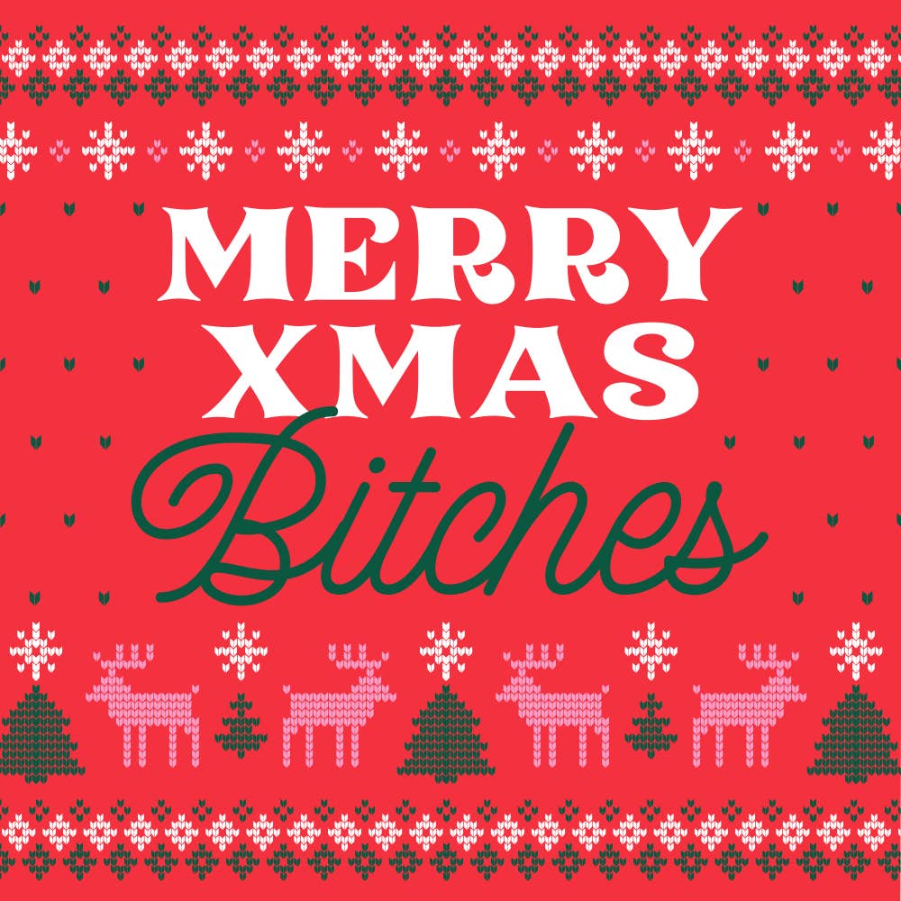 Merry B*tches Cocktail Napkins