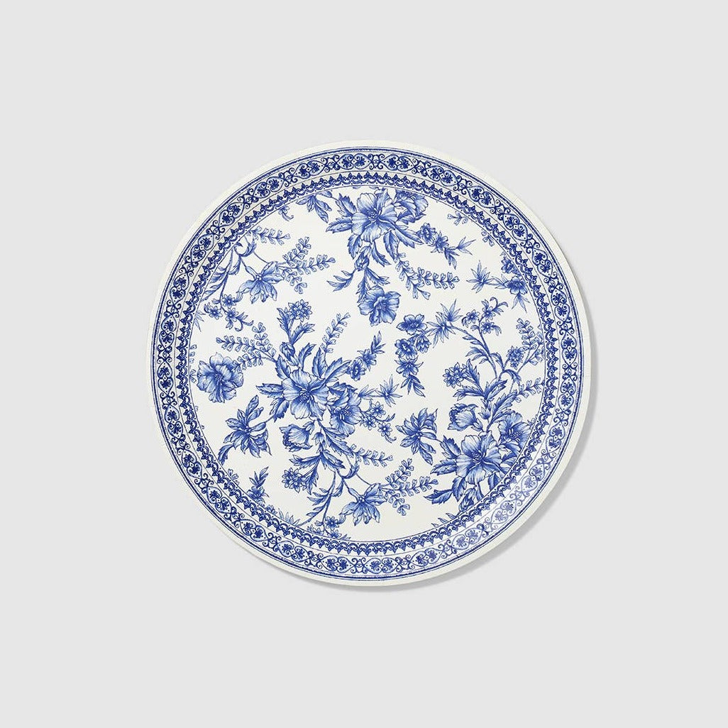 Toile-Design Large Paper Plates