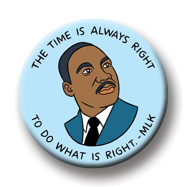 MLK Round Magnet