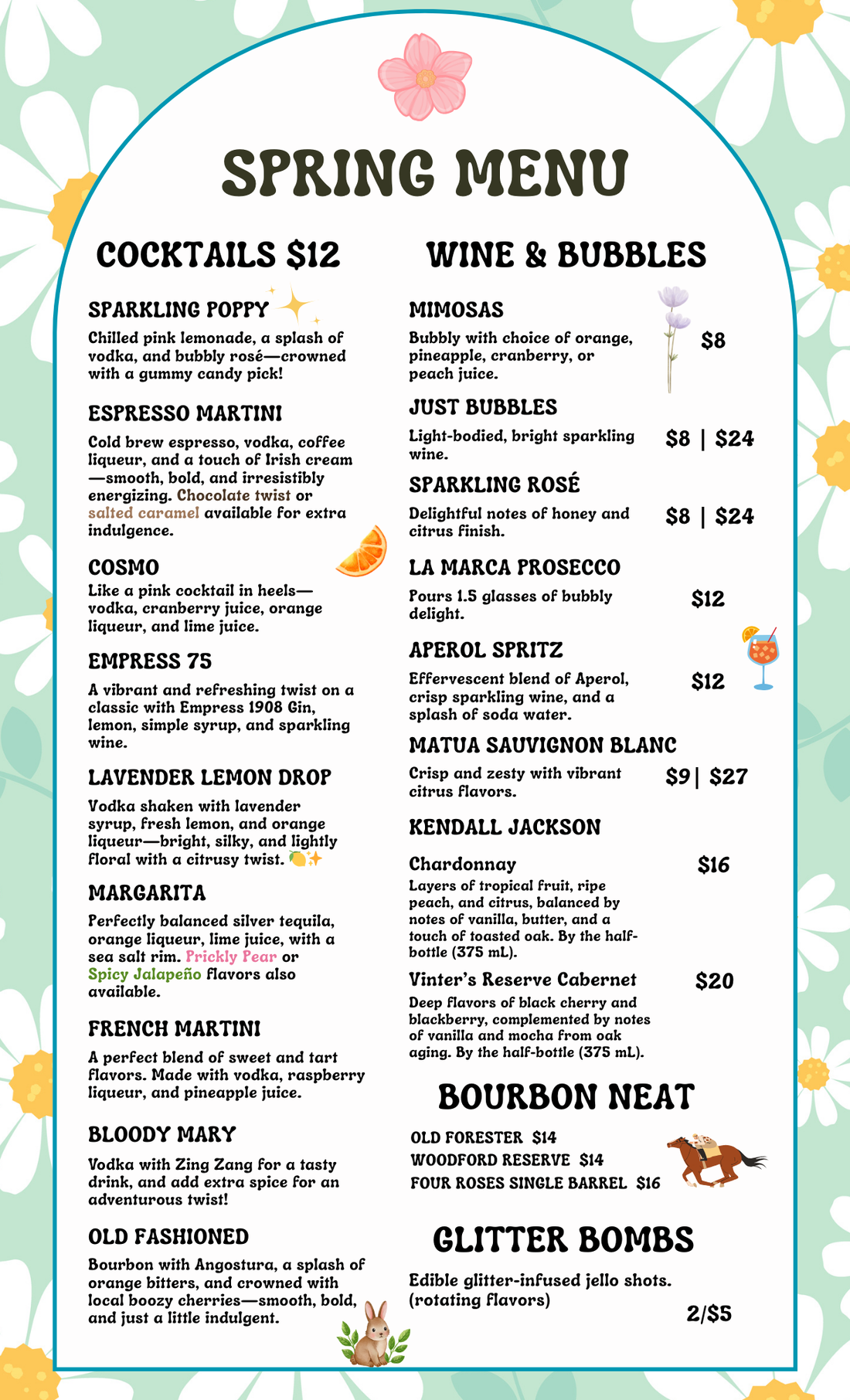 Sip Into Spring: Exploring the New Seasonal Menu 🌸