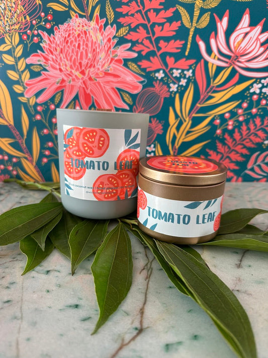 Two Years of Tomato Leaf: A Lexington Summer in a Candle