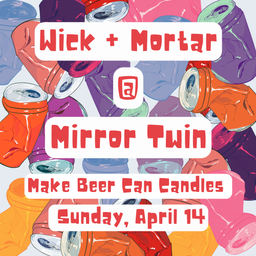 Make a Mirror Twin Beer Can Candle
