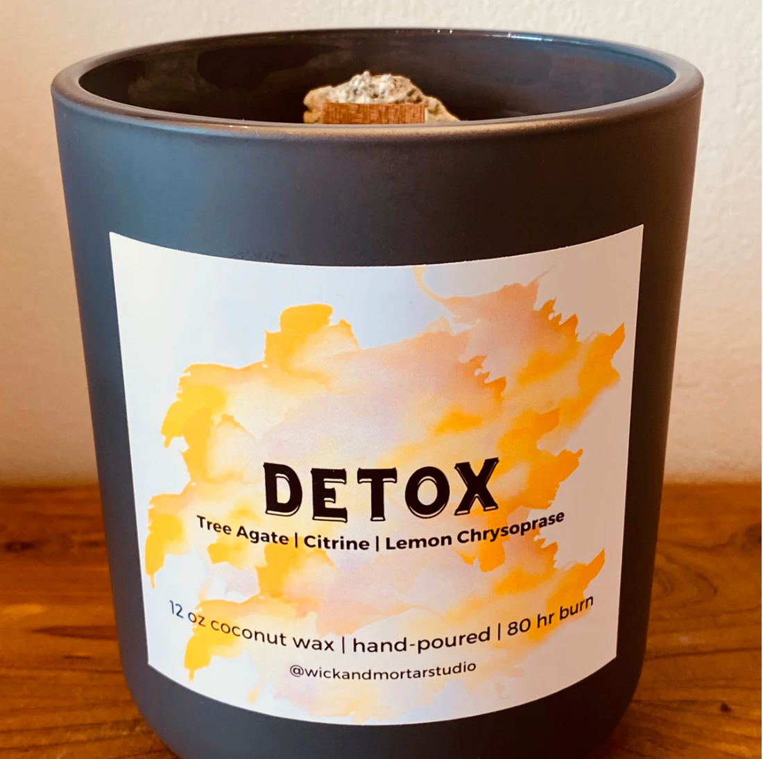 You need Detox..here you go! Detox Crystal Candles