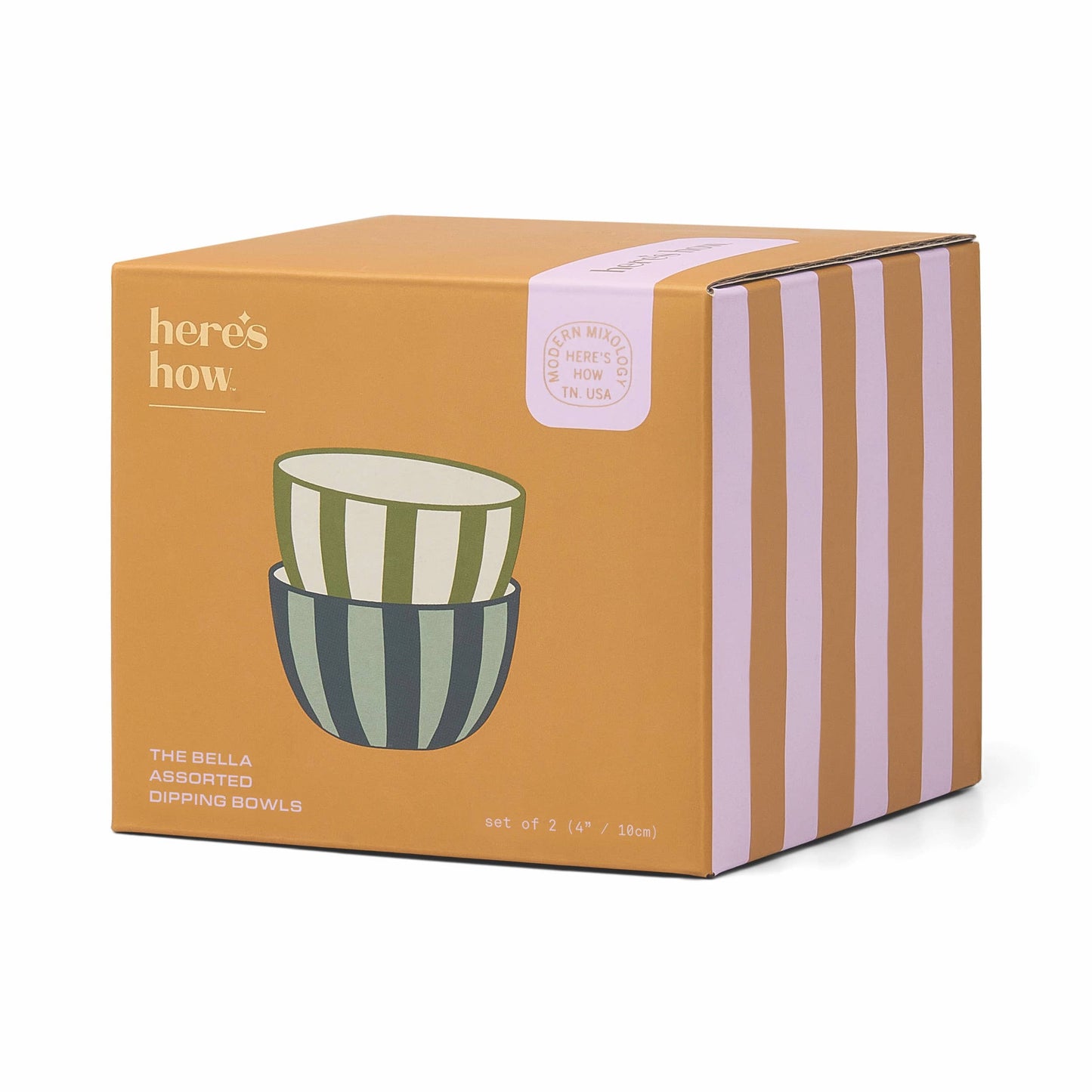 Bella Green Ceramic Dipping Bowl Set | Serving Bowls (Set of 2)
