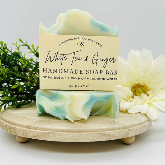 White Tea Ginger Vegan Bar Soap