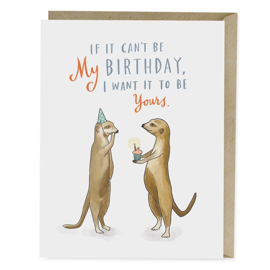 Meerkat Birthday Greeting Card