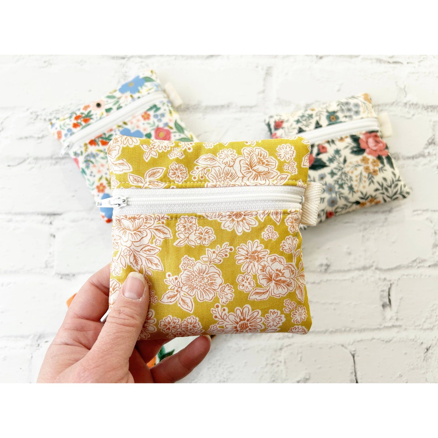 Small Zipper Pouch Variety Pack | Fabric Coin & Card Purse