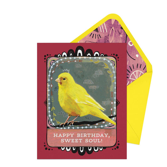 Canary Birthday Greeting Cards