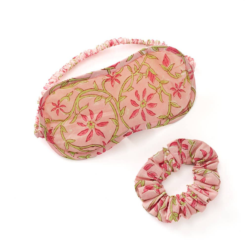 Aaram Scrunchie and Eye Mask Set
