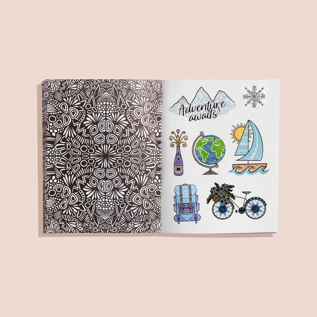 Waterproof Sticker Book with 500+ Vinyl Stickers