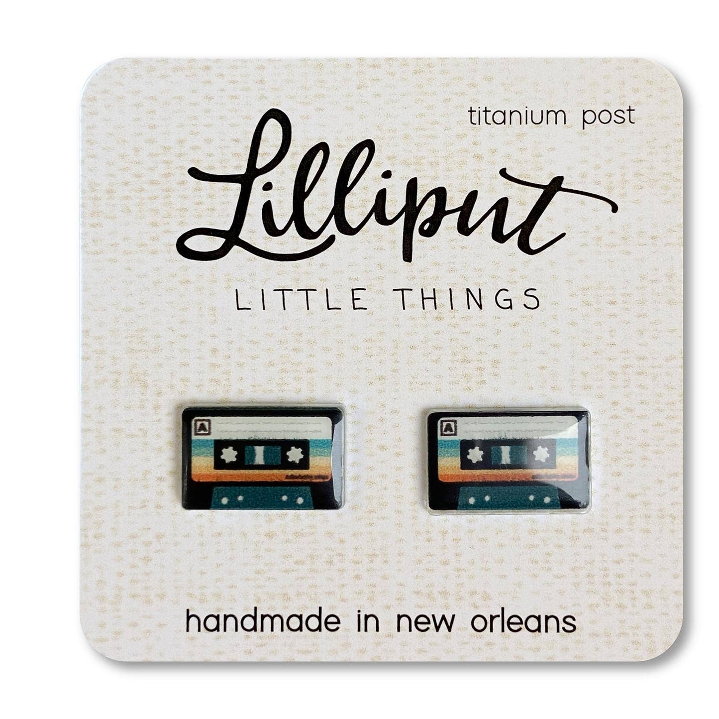 Retro Cassette Earrings