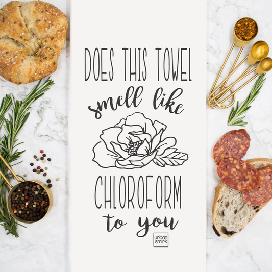 Chloroform Tea Towel