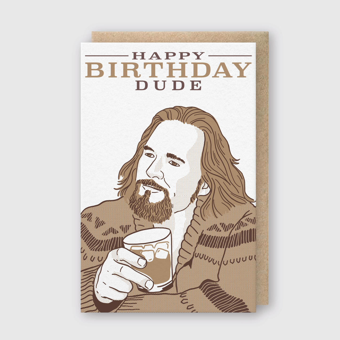 Happy Birthday Dude Greeting Card