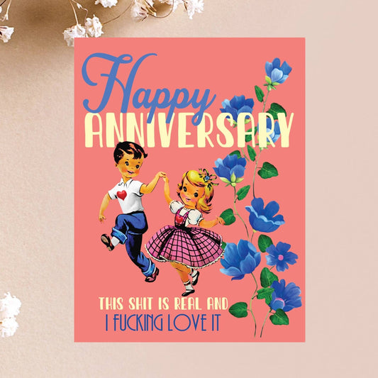 This Shit Is Real Greeting Card