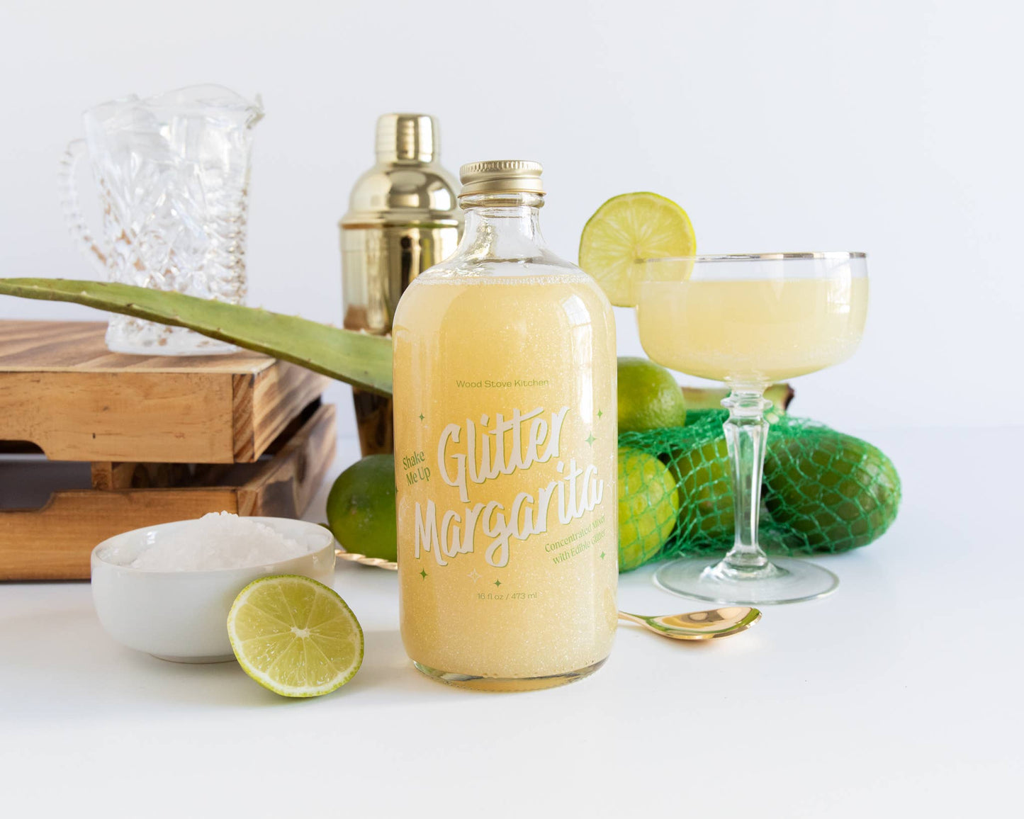 Glitter Margarita Cocktail & Mocktail Mixer (16 fl oz)