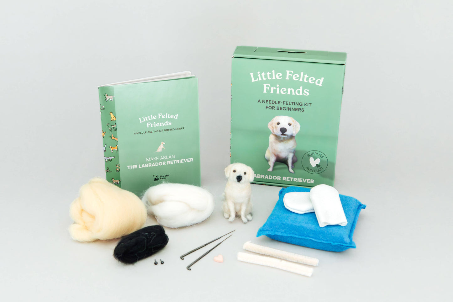 Little Felted Friends: Labrador Retriever Needle Felting Kit