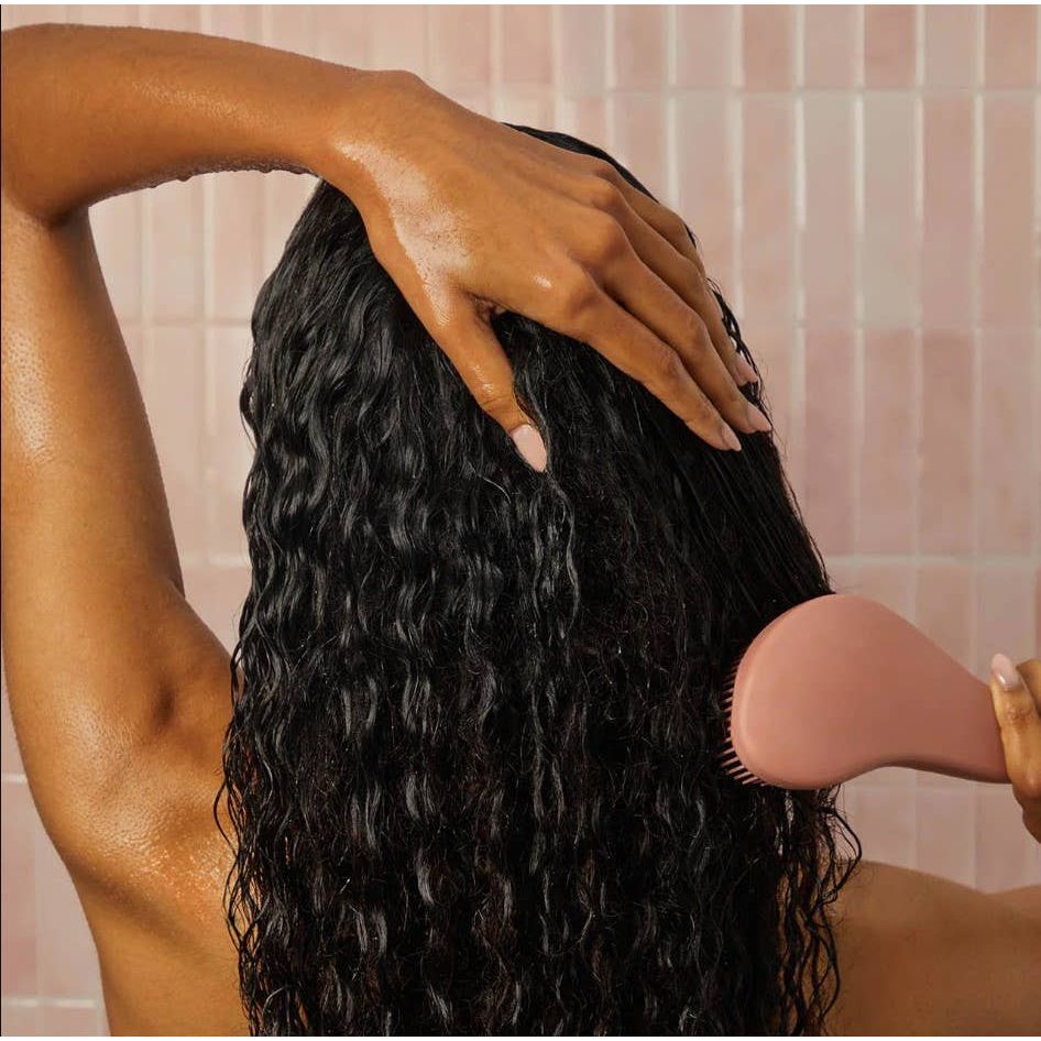Mini Detangling Hair Brush | Flexible Anti-Frizz Travel Brush