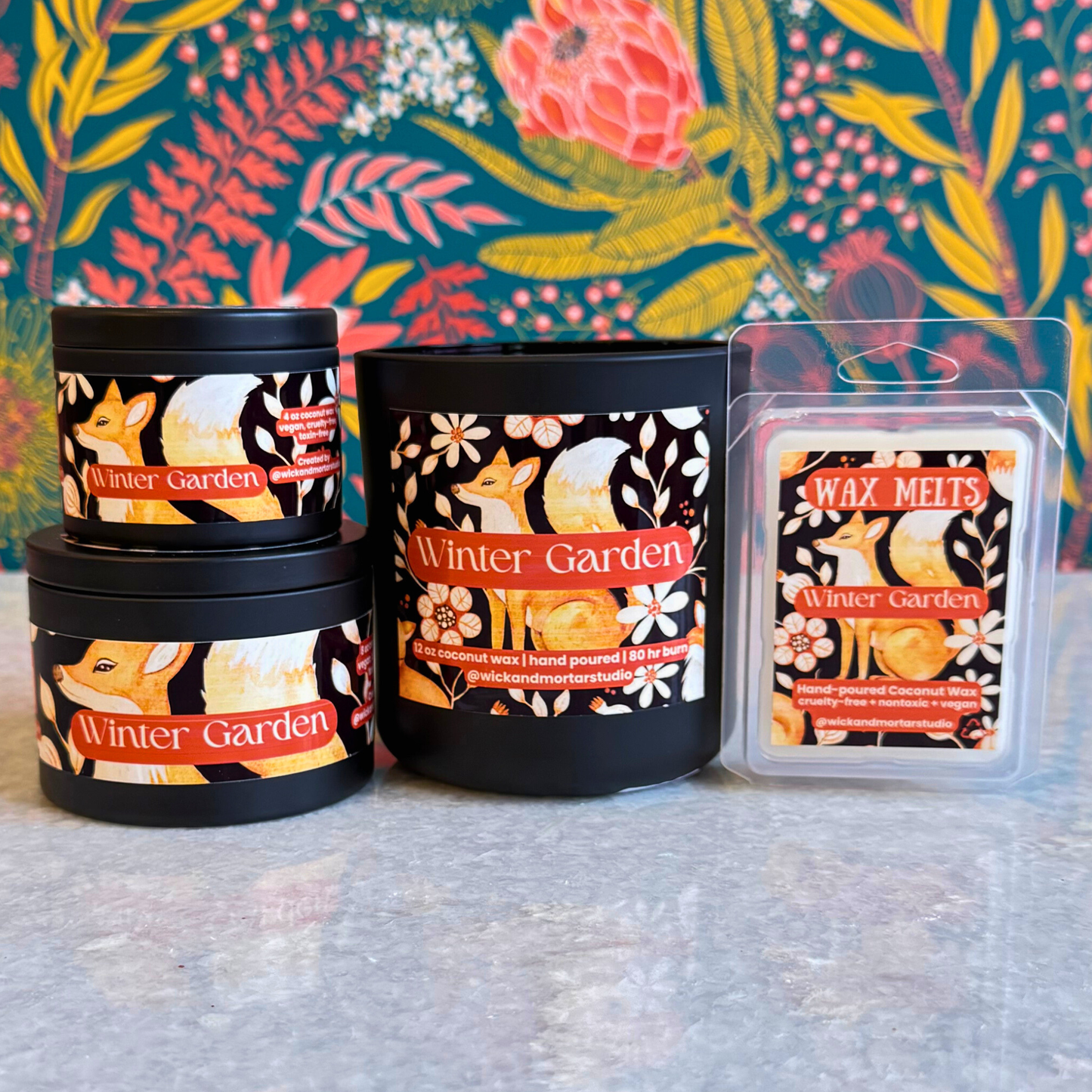 Winter Garden Candles