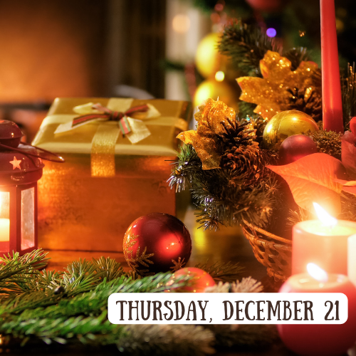 Candles & Cocktails | Special Holiday Fragrances |Thursday, December 21 | 6pm