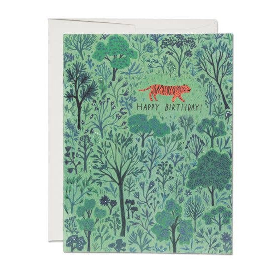 Tiger Birthday Greeting Card