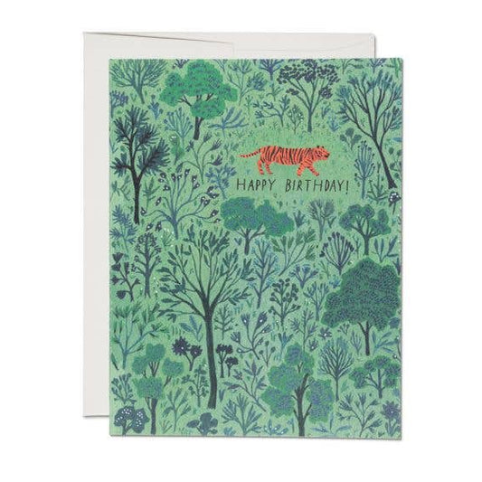 Tiger Birthday Greeting Card