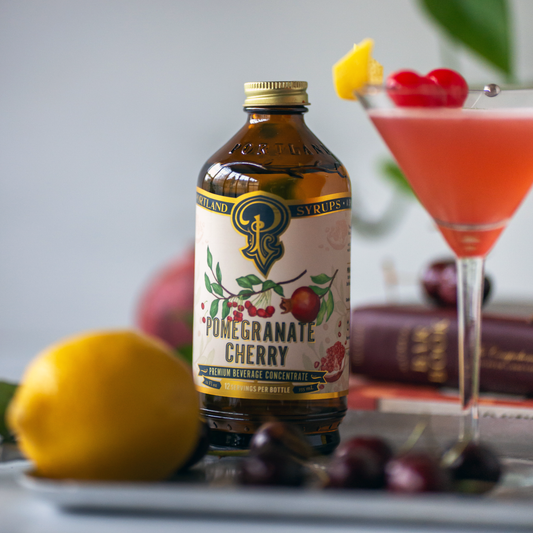 Pomegranate Cherry Syrup | 12 oz Cocktail & Mocktail Mixer
