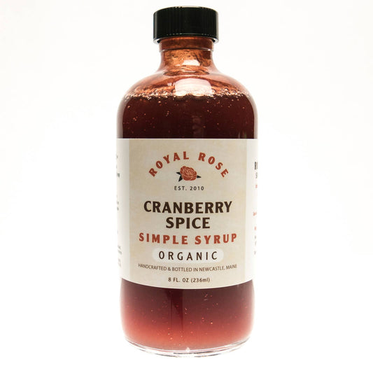Cranberry Spice Organic Simple Syrup