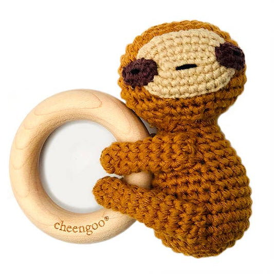 Sloth Teething Rattle