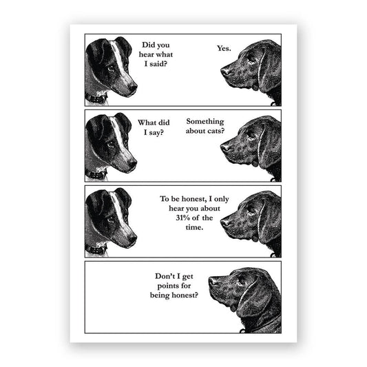 Listening Greeting Card