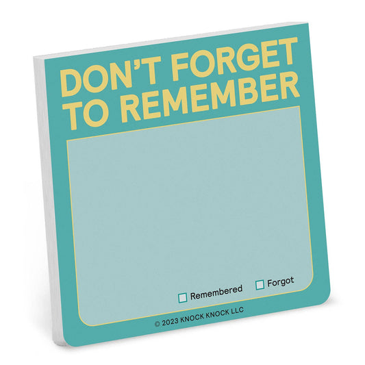Don’t Forget Sticky Note