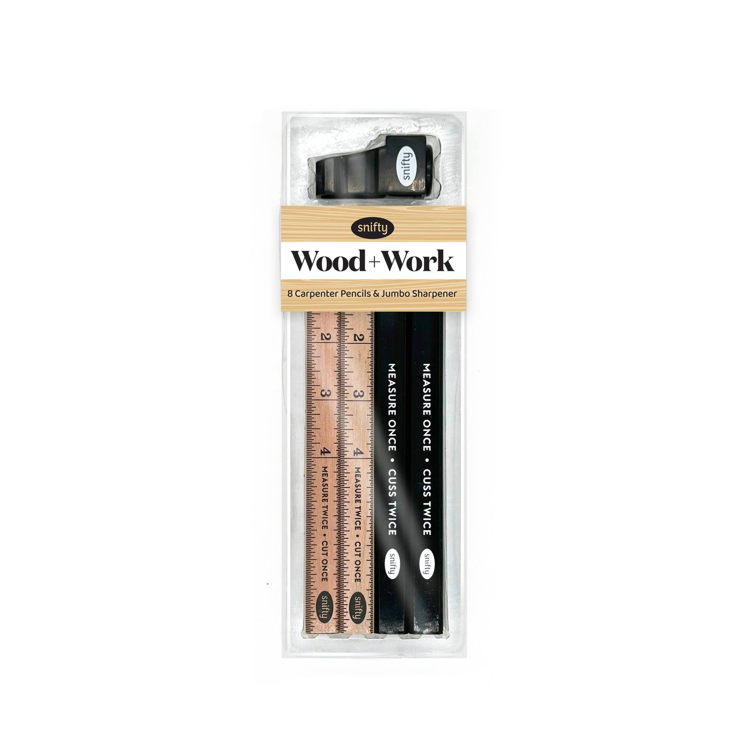 Wood + Work Carpenter Pencil Set
