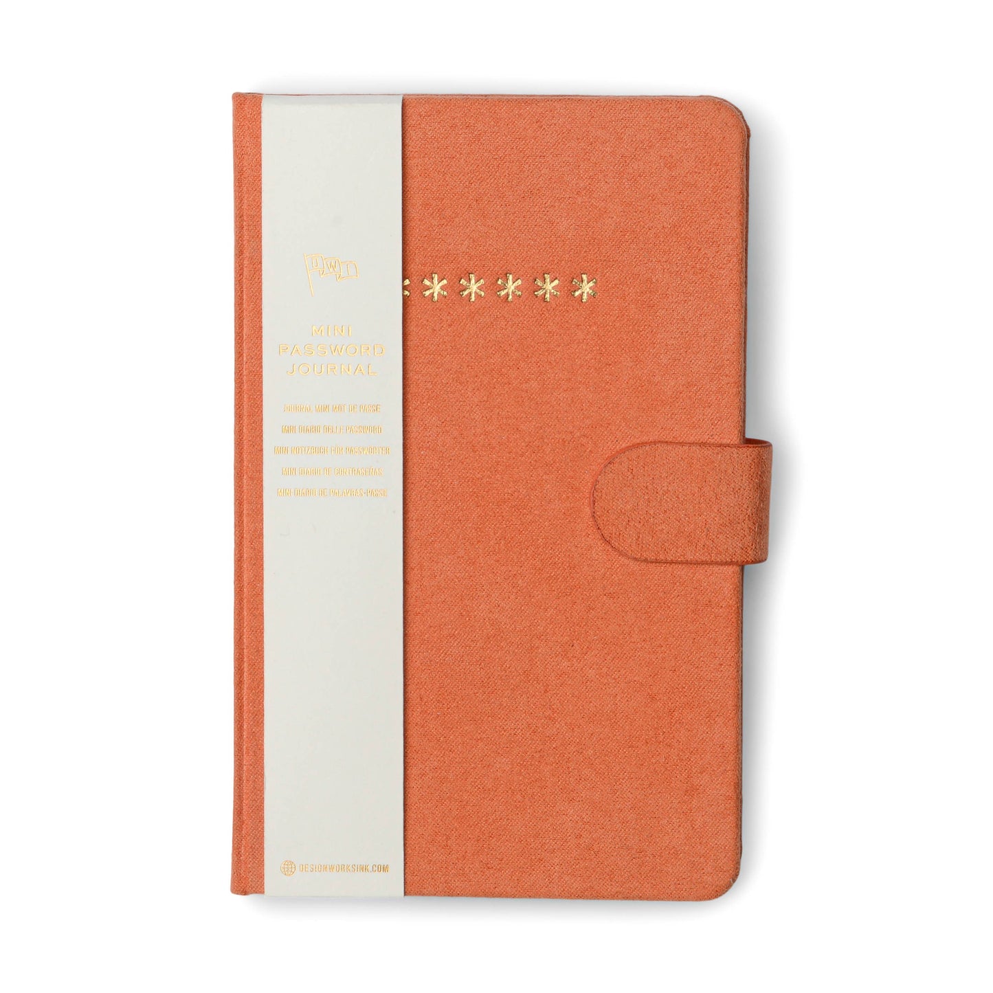 Asterisks Mini Password Journal | Password Organizer Notebook