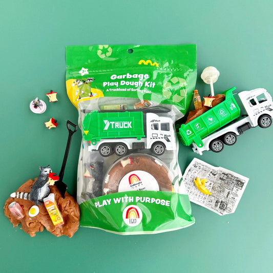 Garbage KidDough Sensory Play Kit | Root Beer Scented Sensory Dough