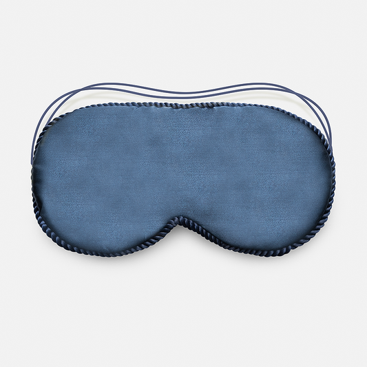Navy Silk Sleep Mask