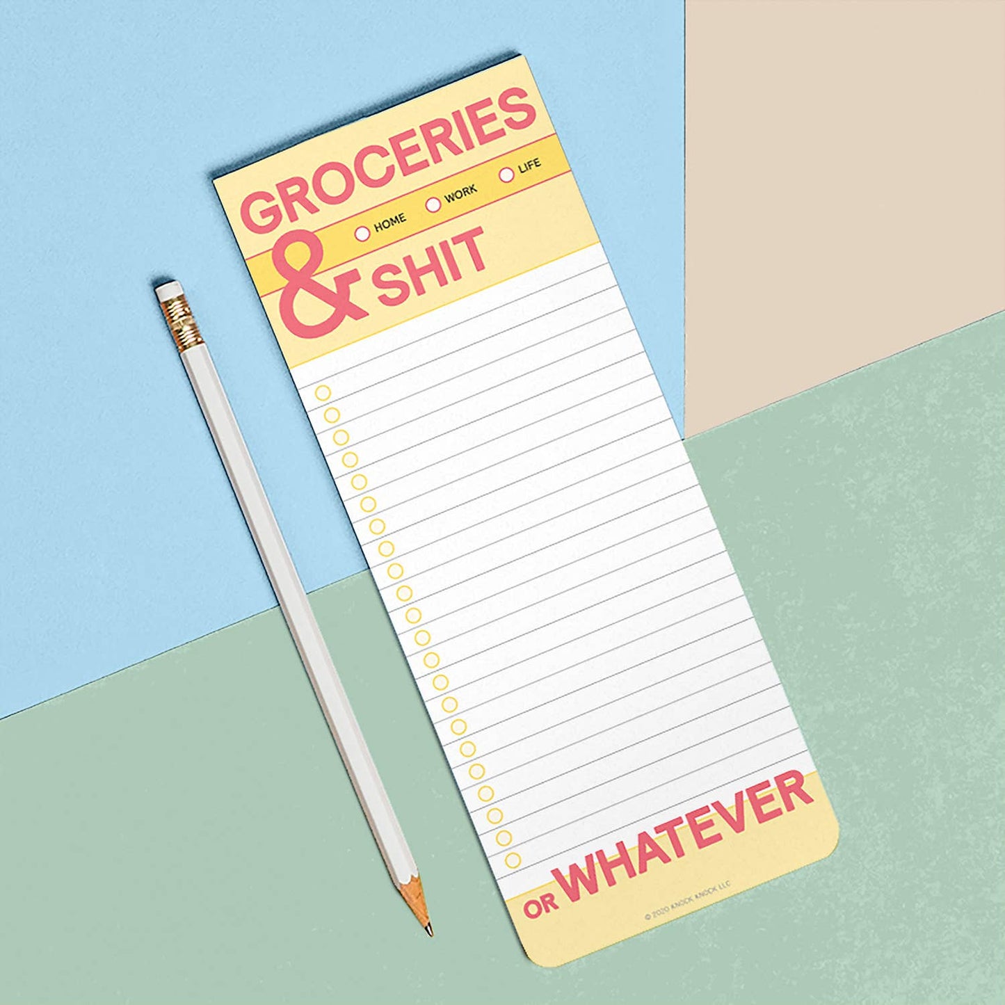 Groceries and Shi*t NotePad