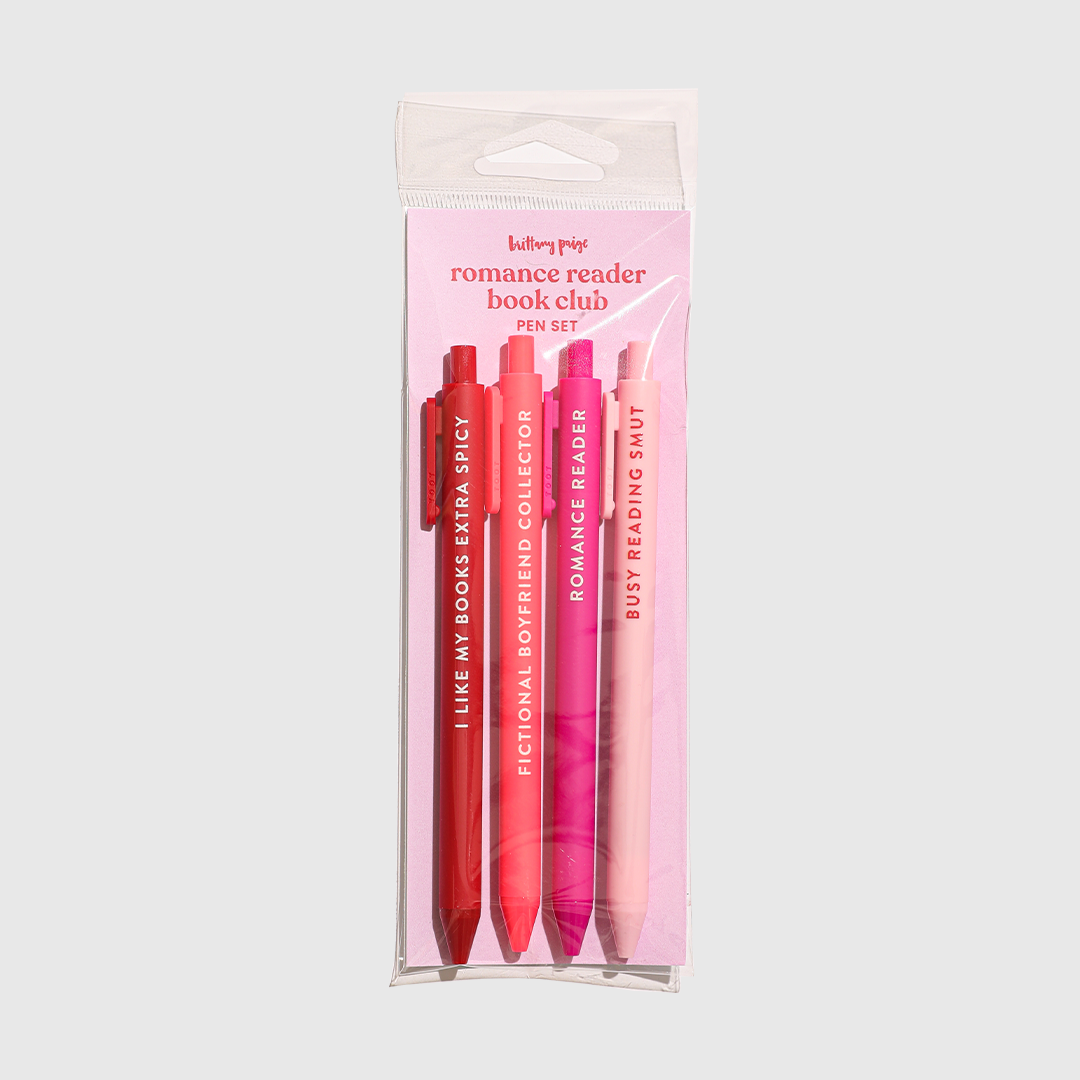 Romance Reader Pen Set | Bookish Gift & Funny Stationary